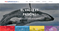 Desktop Screenshot of livevalledelcauca.com